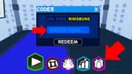 Paste active codes for faster redemptions (Image via Roblox)